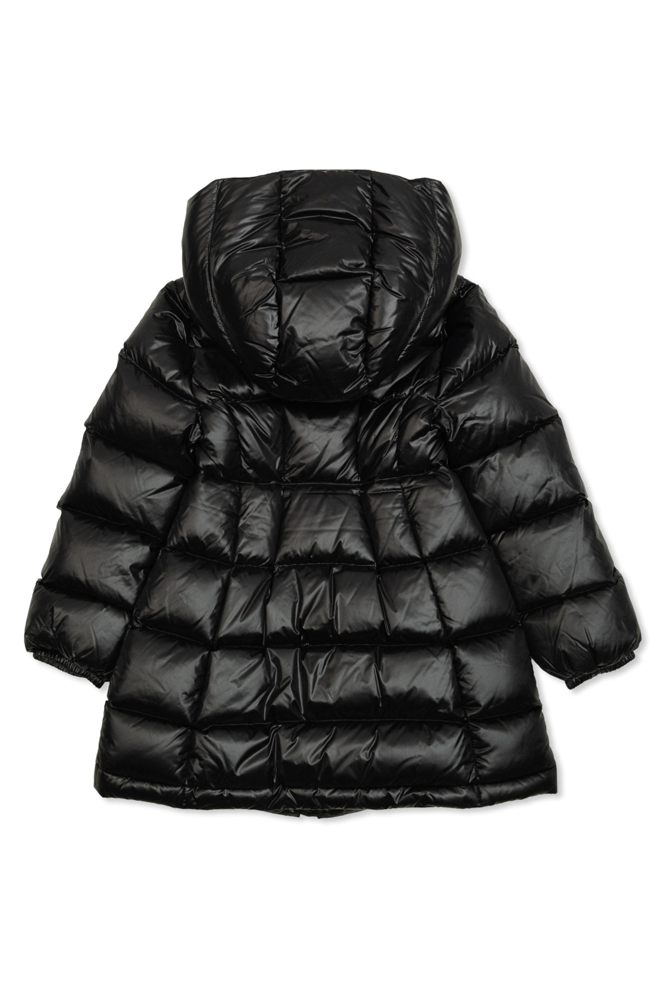 Dolce & Gabbana Juniorのダウンコート(7-8歳) Preto Casaco de penas com gola removível Dolce & Gabbana Kids